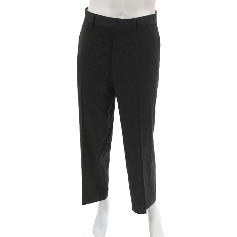 Calvin Klein Mens Gray Polyester Dress Pants Size 34